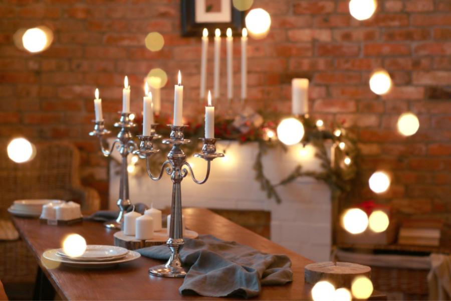 vonia_sviečky ako dekorácia